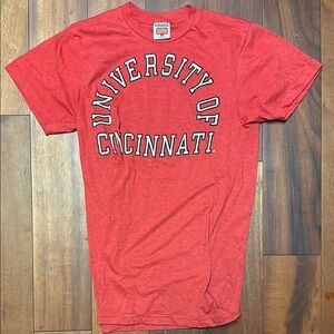 Champion Red University of Cincinnati Men's Shirt homage small